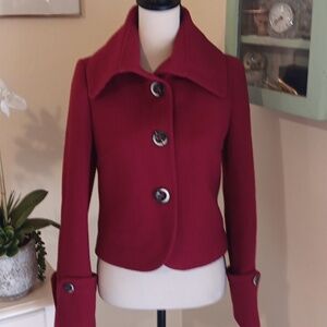 Sartorio BENETTON Elegant Red Women's Jacket